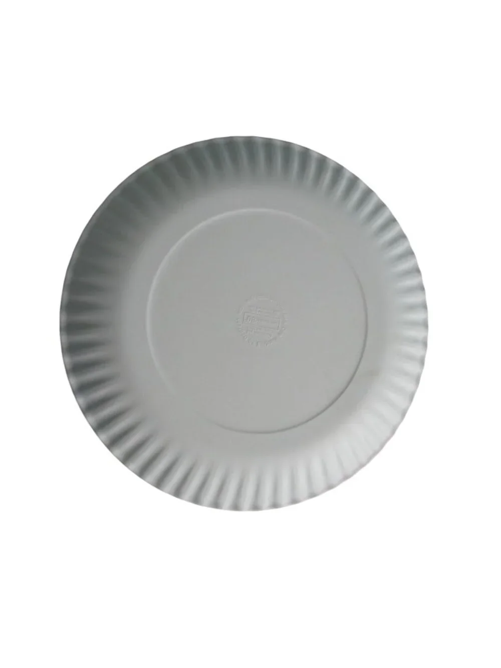 Bee Motif Melamine White Paper Plate Style One Hundred 80 Degrees Fluted Five Ge